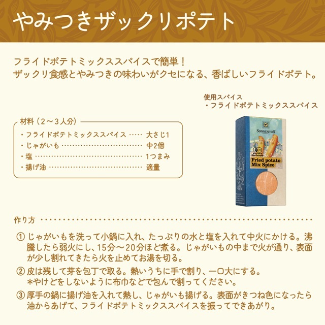 フライドポテトミックススパイス 130g |SON01259