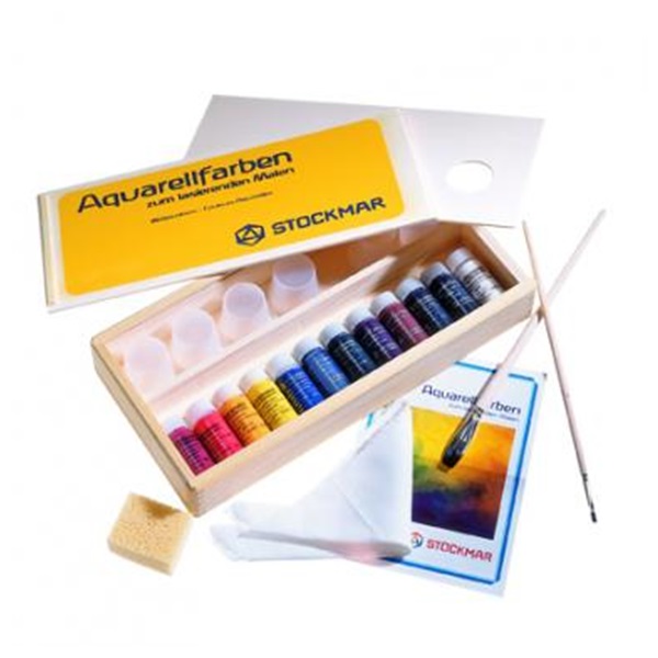 水彩画【おもちゃ箱】