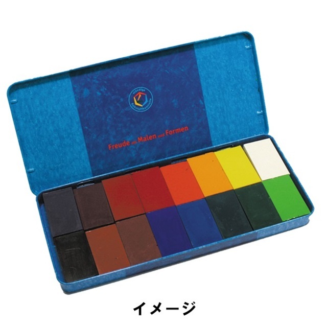 缶ケースのみ みつろうブロッククレヨン 16色用 |ST89350