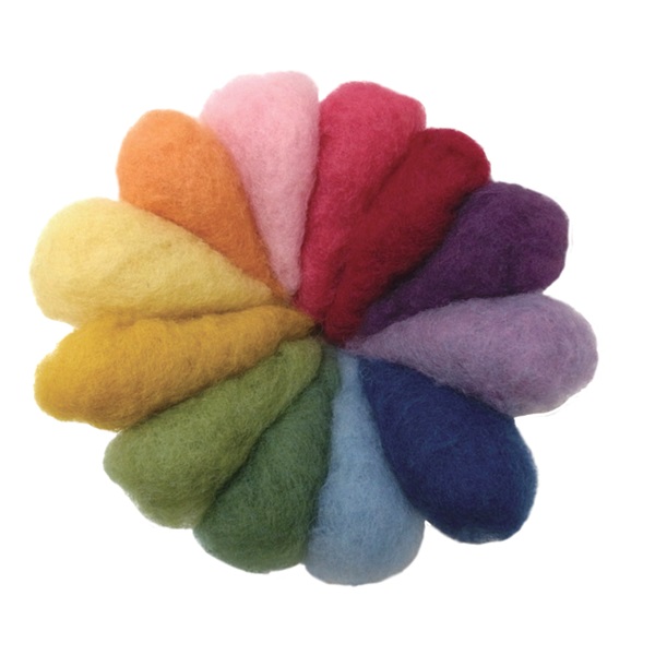 ボレ・マニュファクチャー　草木染め　12色羊毛（50ｇ/100ｇ）|WM0701、WM0700
