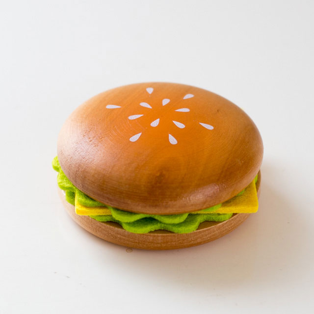 ハンバーガー　おもちゃの食材