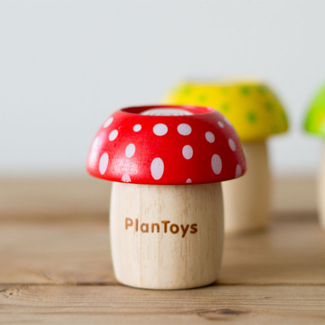 マッシュルームカレイドスコープ赤