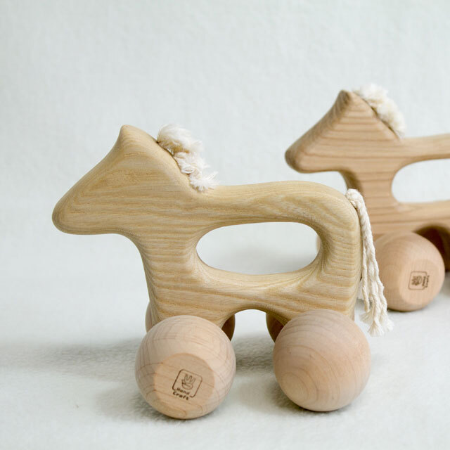 リラころ うま 木製