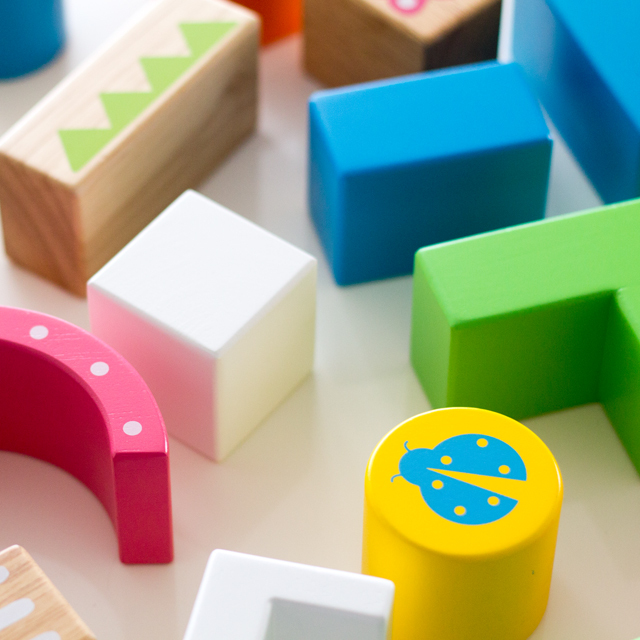 エデュテ サウンドブロックスラージ カラフル積み木 木のおもちゃ おもちゃの森sapporo