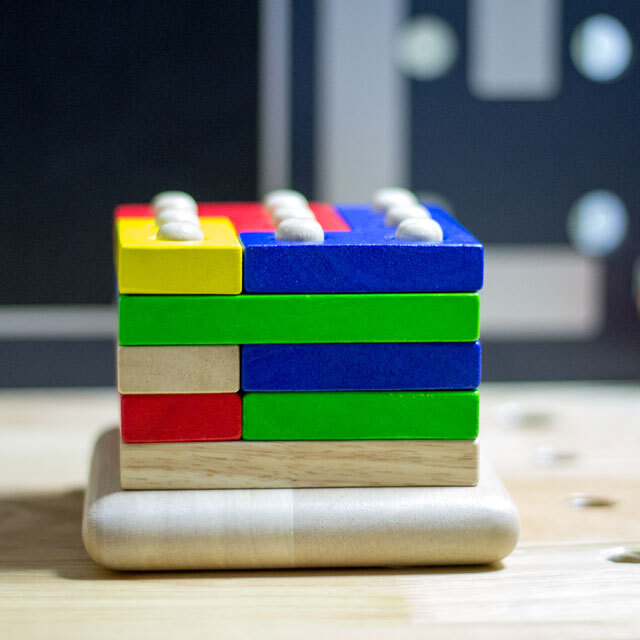 スタッキングジグソーズ パズルおもちゃ