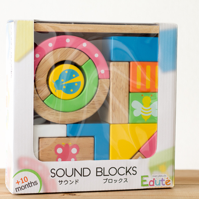音が鳴る積み木 Soundブロックス エデュテ 木のおもちゃ おもちゃの森sapporo