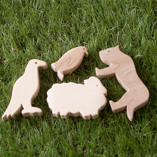 木のZOO4種類ペンギンセット