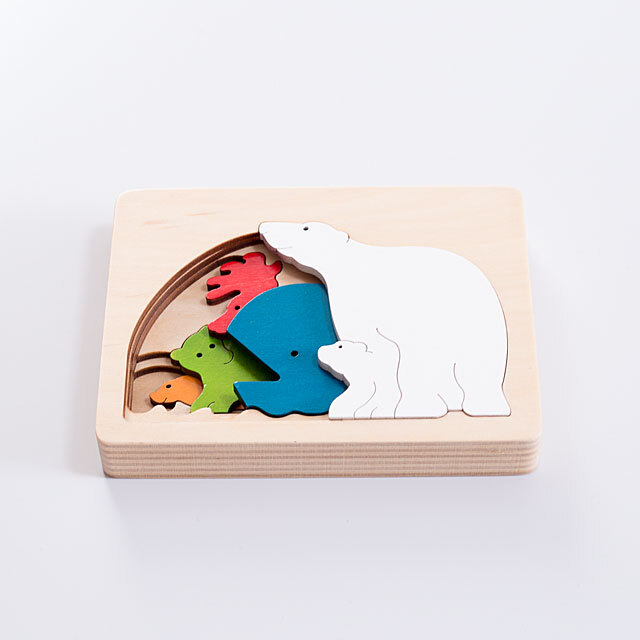 ジョージラックパズル 希少なアンティーク品 動物テーマ 木製