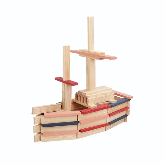 KAPLA120 ブルーシエルセット/ピンクセット 【国内正規品】【限定プレゼント付き】 【「KAPLAのまほう」付き】【送料無料】 カプラ120ピンクセット 作品例