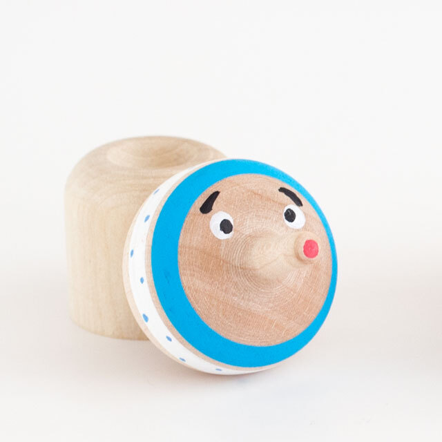 こま人形　ひょっとこ