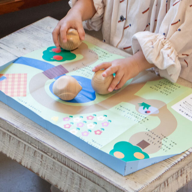 コロガルアニマル 隈本コマ｜木のおもちゃ おもちゃの森sapporo