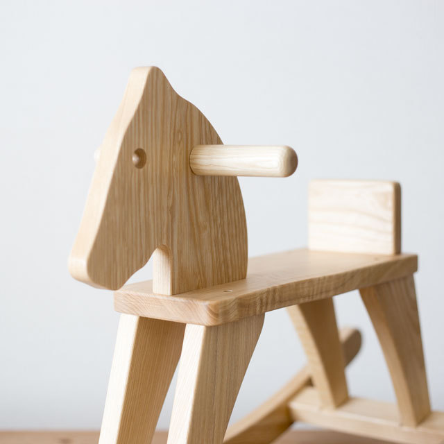 木馬のかわいい顔