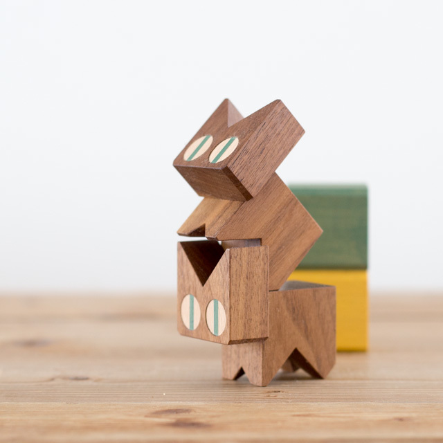猫型積み木