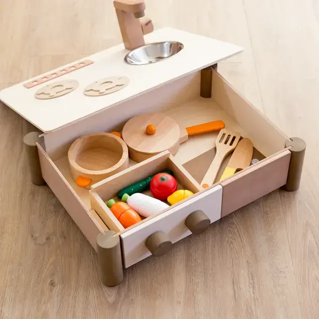 エドインター　ままごとキッチン、食材のセット エド・インター 【包丁おまけ＆レビュー特典あり】 日本製 ままごと