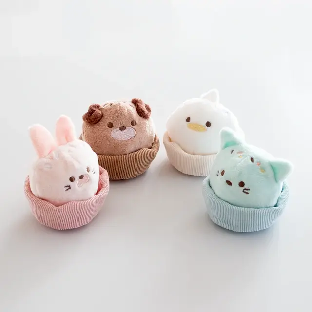 ポンポンアニマルカップケーキ