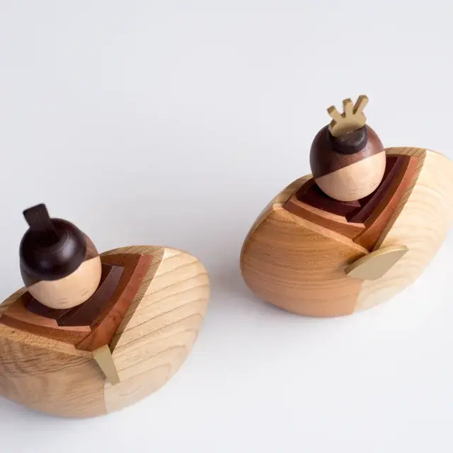 HINA ササキ工芸 木製雛人形｜木のおもちゃ専門店おもちゃの森sapporo