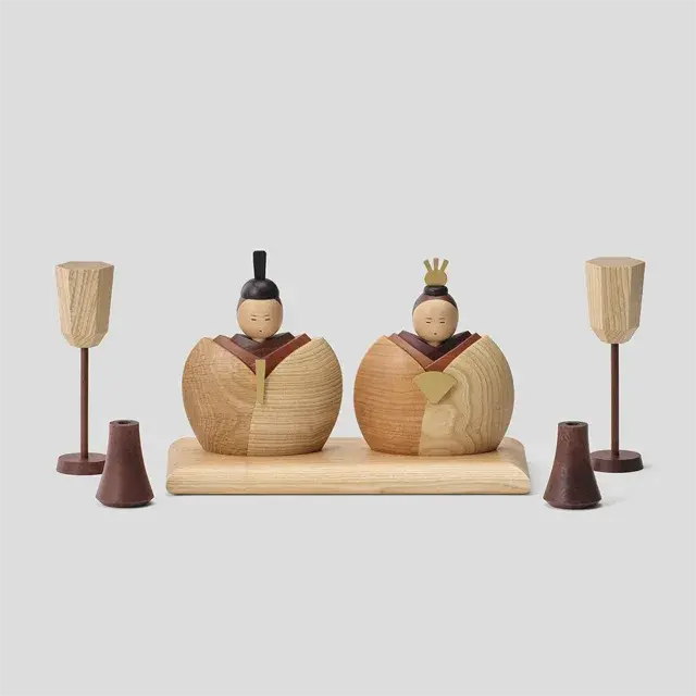 HINA ササキ工芸 木製雛人形｜木のおもちゃ専門店おもちゃの森sapporo