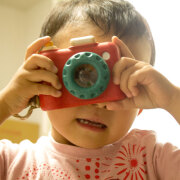 マッシュルームカレイドスコープ緑 きのこの万華鏡 ｜木の