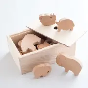 木のZOO木箱入り動物18種