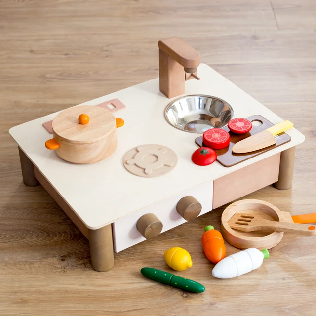 日本製ままごとキッチンプラス