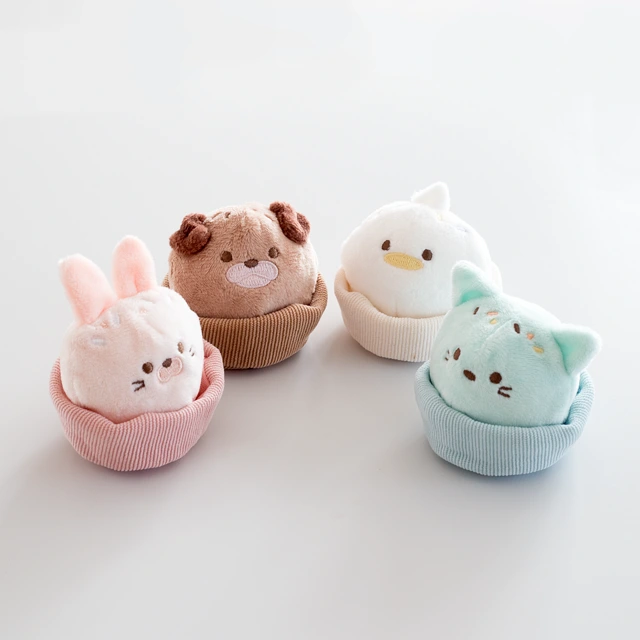 ポンポンアニマルカップケーキ