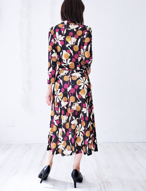 極美品 EGERIE 限り エジェリ フランス製 花柄 総柄 カシュクール 