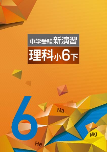 中学受験新演習　理科　小6下 (2023年発行)