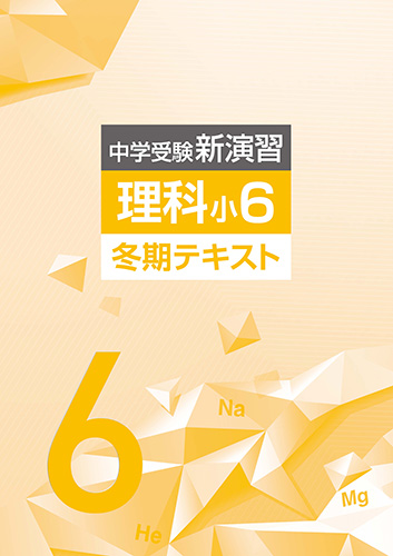 冬期　中学受験新演習　理科　小6 (2023年発行)
