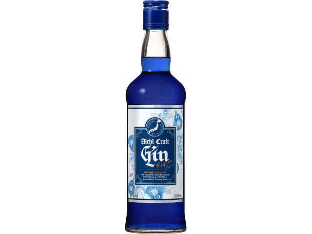 愛知クラフトジン　キヨスBlue40度　500ml瓶