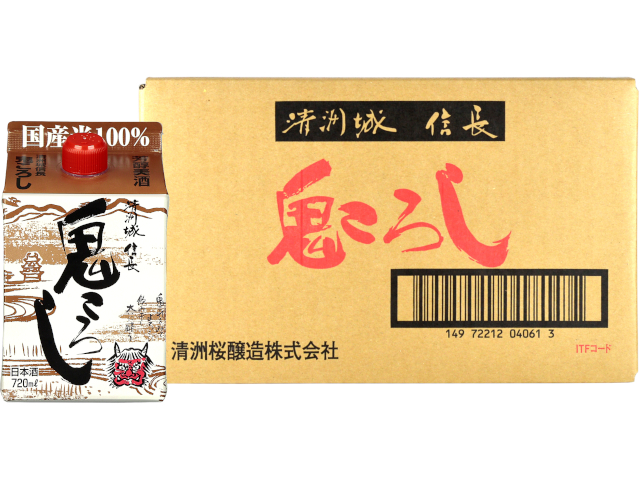 清洲城信長　鬼ころしパック　720ml（ケース）