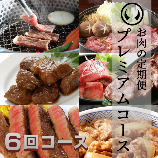 お肉の定期便 プレミアムコース 6回