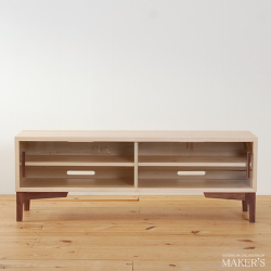 Ess(エス) 無垢 テレビボード 桧（ヒノキ）ｘWN【送料無料】