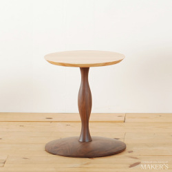 Eva(エヴァ) ローテーブル [桧＆ウォールナット] 【送料無料】