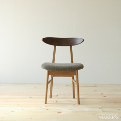 Karen(カレン) 無垢 ダイニングチェア バックウォールナット 【送料無料】