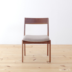 Pike(パイク) 無垢 ダイニングチェア(肘無)　ウォールナット 【送料無料】