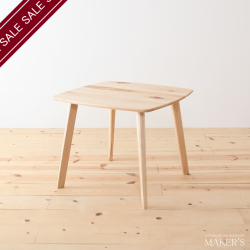 ST(エスティー) 無垢 ダイニングテーブル メープル W900×D900 【送料無料】