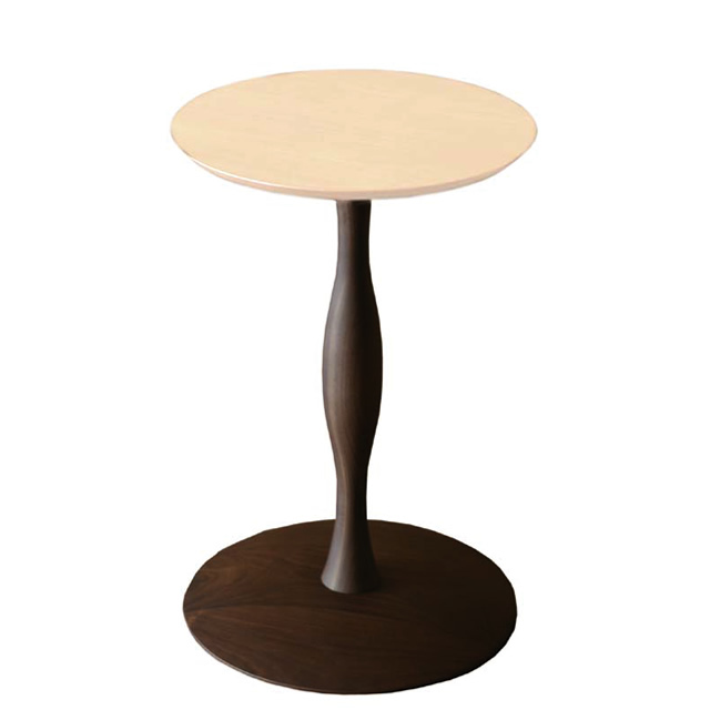 Eva(エヴァ)  ハイテーブル [メープル＆ウォールナット] 【送料無料】