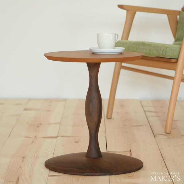 Eva(エヴァ)  ローテーブル [チェリー＆ウォールナット] 【送料無料】