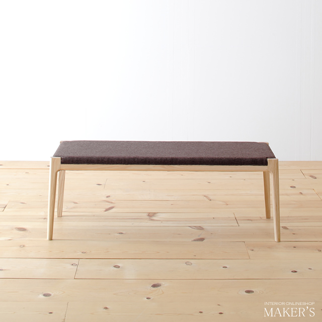 Spear(スピア) 無垢ベンチ　アッシュ