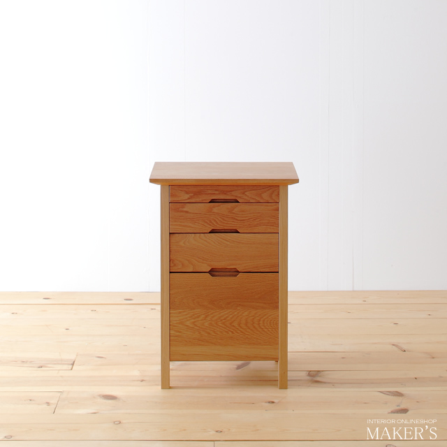 Wright(ライト)　無垢　デスクキャビネット　オーク