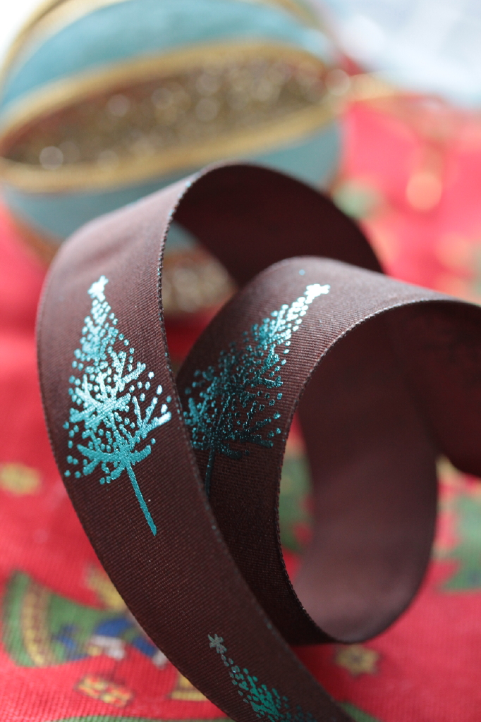 フランス製クリスマスリボン