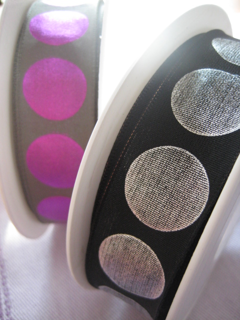 フランス製リボン・クールドット