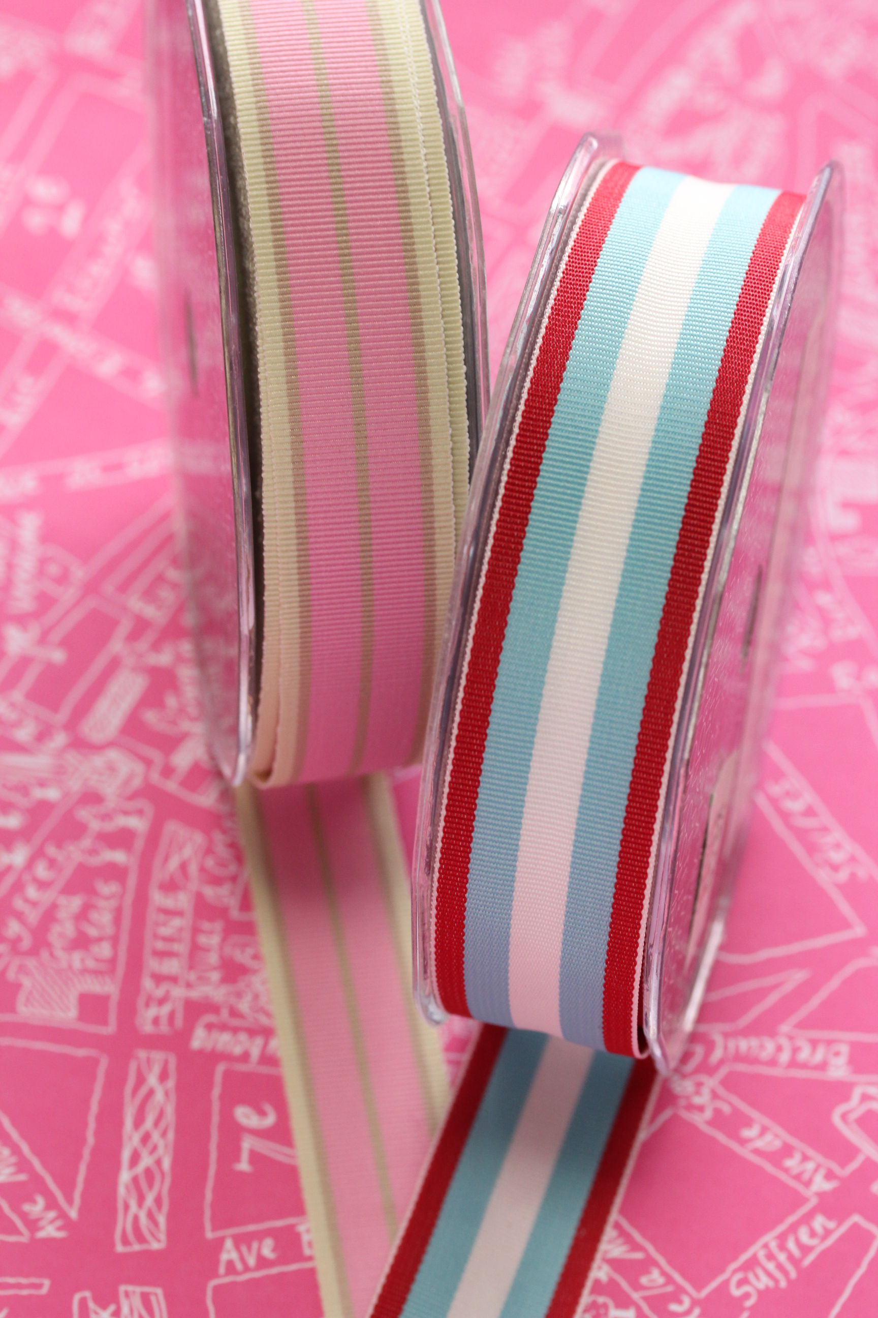 ドイツリボン・グログランストライプ　23ミリ幅