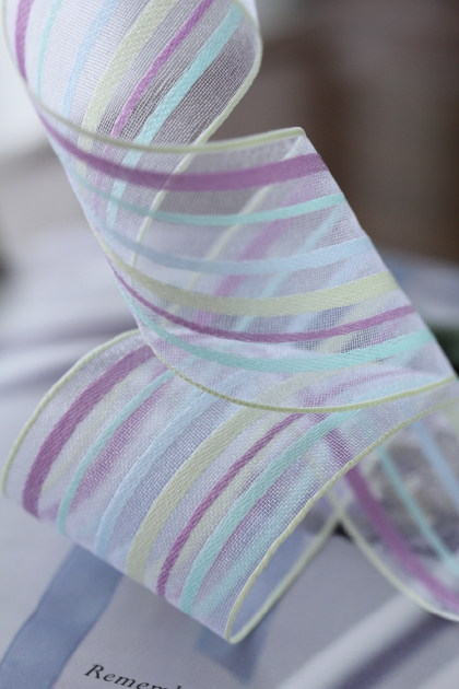 ドイツ製リボン　PANAMA ocean   40ミリ幅　