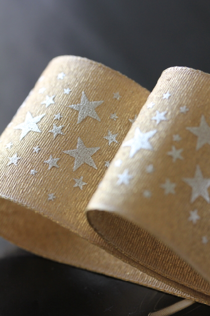 フランス製ワイヤーリボン・Les'etoile  40ミリ幅　