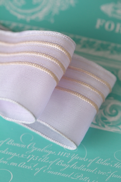 フランス製ワイヤーリボン  セレンディピティ　40ミリ幅　