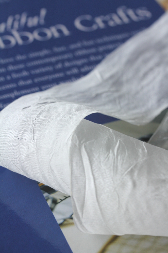 イタリア製タフタシアーリボン  Panna　45ミリ幅