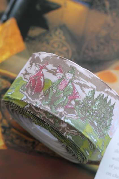 フランス製ワイヤーリボン Dwarf   40ミリ幅　