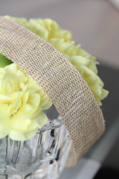 フランス製スペシャルリボン　ジュートリボン　25ミリ幅