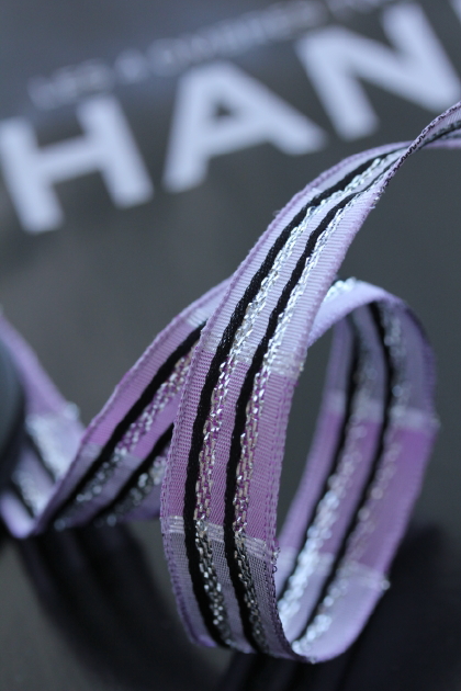 フランス製ワイヤーリボン　ストライプMODE 15ミリ幅　